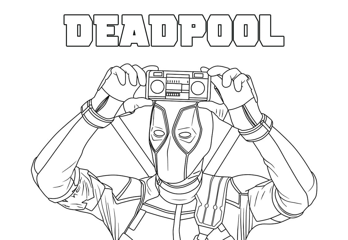Bojanke Deadpool za djecu