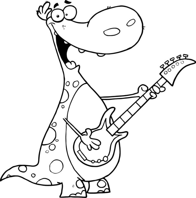 Bojanke Gitara za djecu