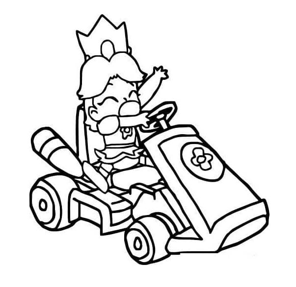 Bojanke Mario Kart besplatno za ispis