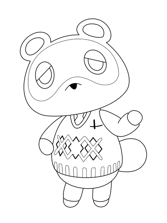 Bojanke Nacrtaj Animal Crossing 3