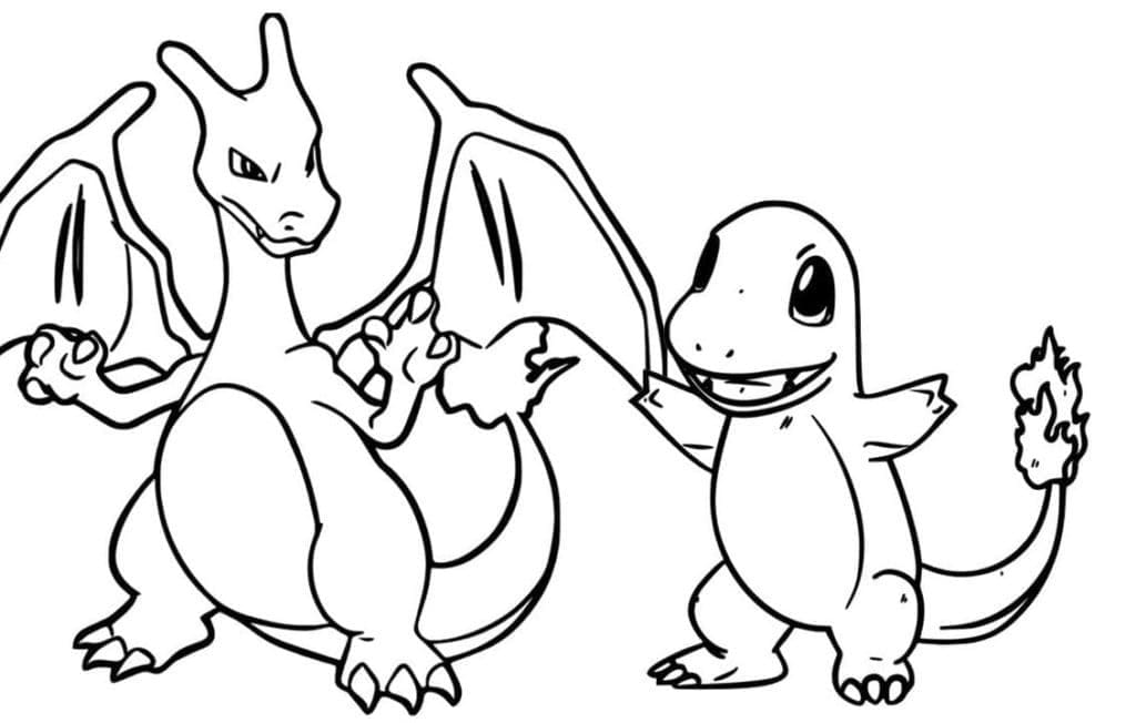 Bojanke Nacrtaj Charizard 1
