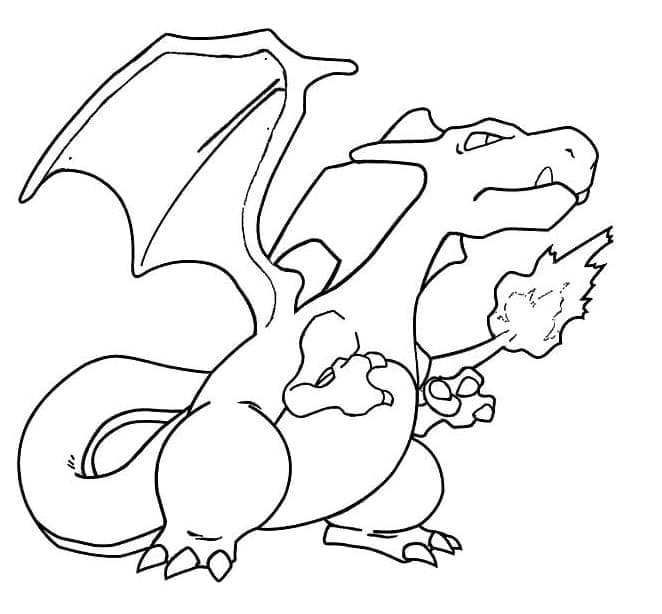 Bojanke Nacrtaj Charizard 5