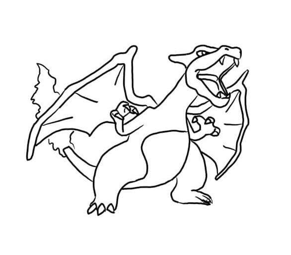 Bojanke Nacrtaj Charizard 6