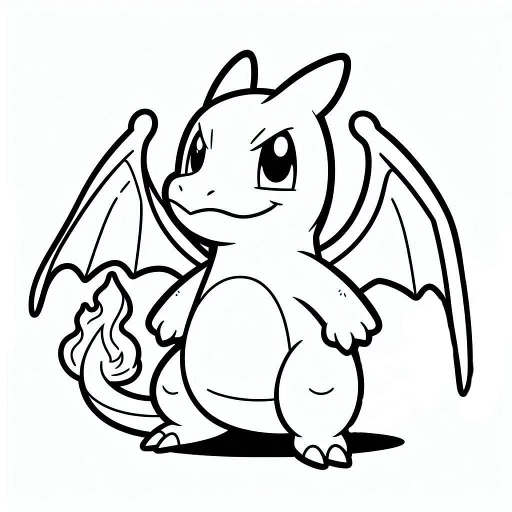 Bojanke Nacrtaj Charizard besplatno lako ispisivo