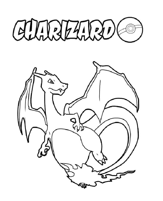 Bojanke Nacrtaj Charizard besplatno za djecu