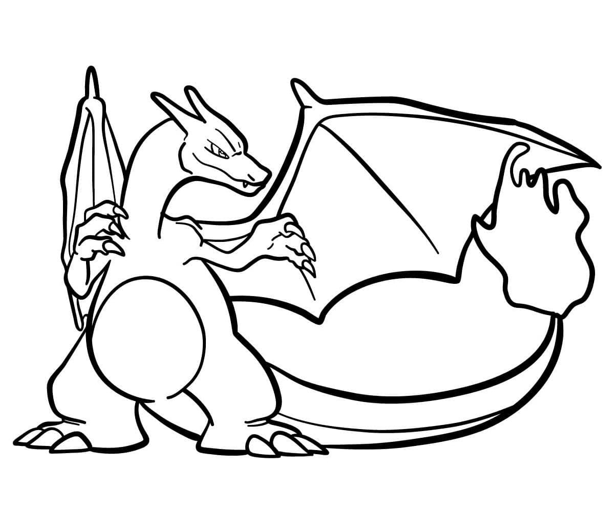 Bojanke Nacrtaj Charizard besplatno