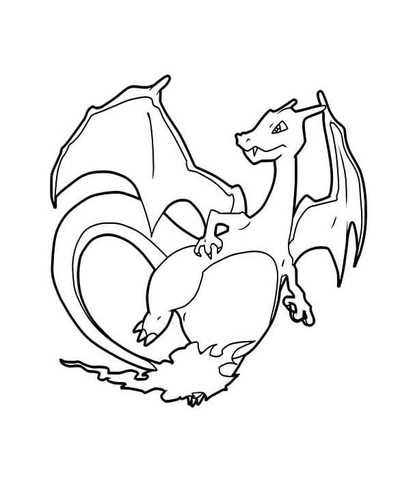 Bojanke Nacrtaj Charizard osnovni