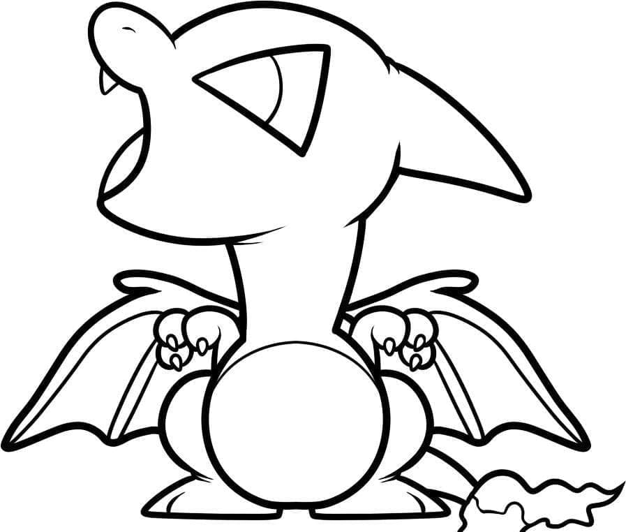 Bojanke Nacrtaj Charizard slatko