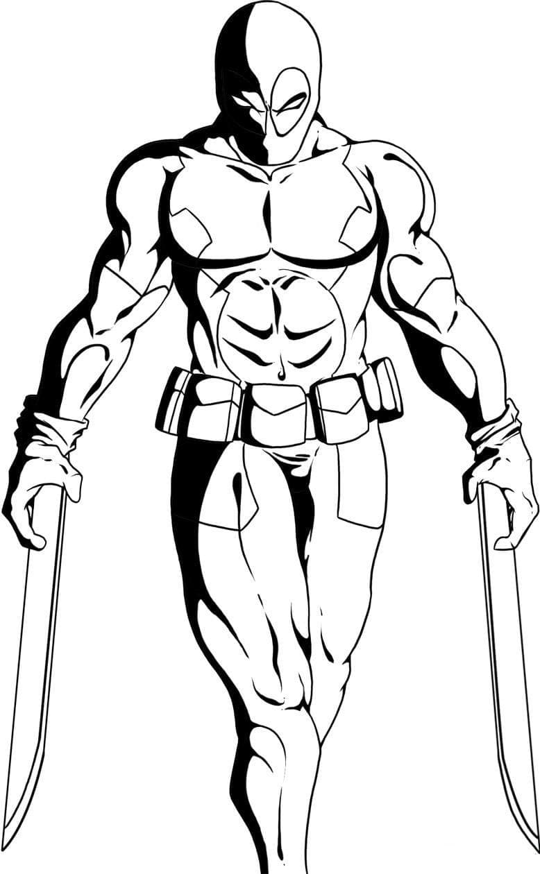 Bojanke Nacrtaj Deadpool 1