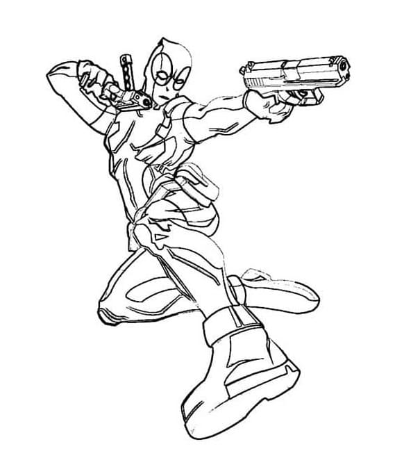 Bojanke Nacrtaj Deadpool 2
