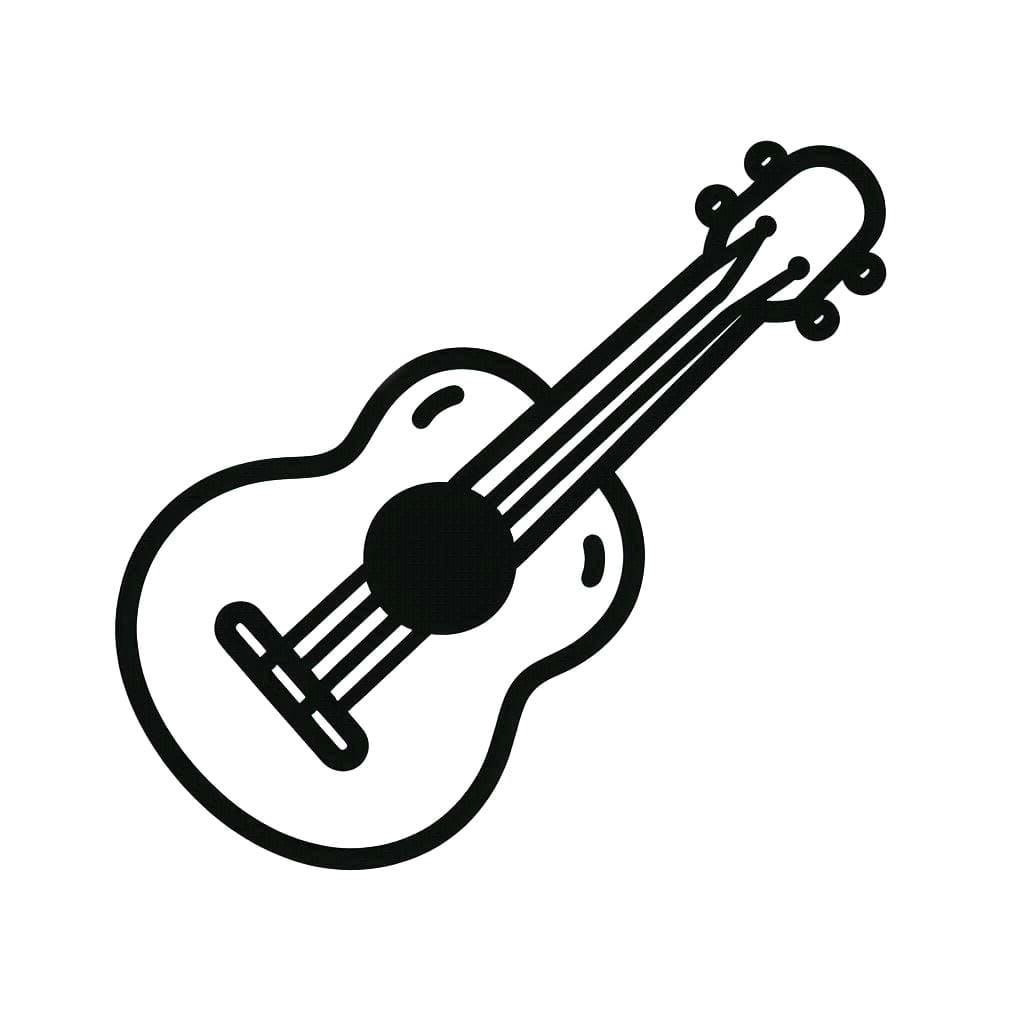 Bojanke Nacrtaj Gitara 2