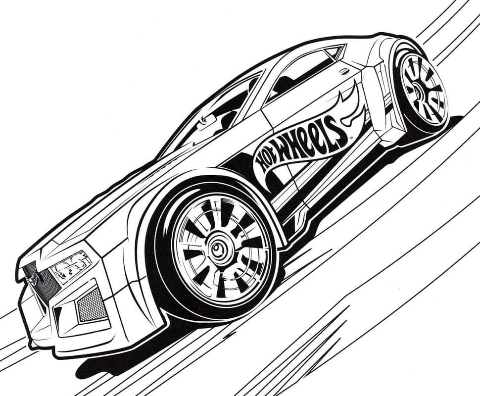 Bojanke Nacrtaj Hot Wheels 1