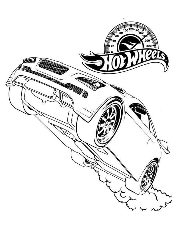 Bojanke Nacrtaj Hot Wheels 4