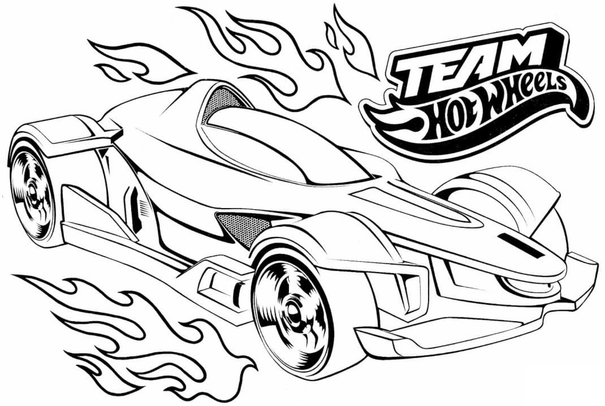 Bojanke Nacrtaj Hot Wheels besplatno lako