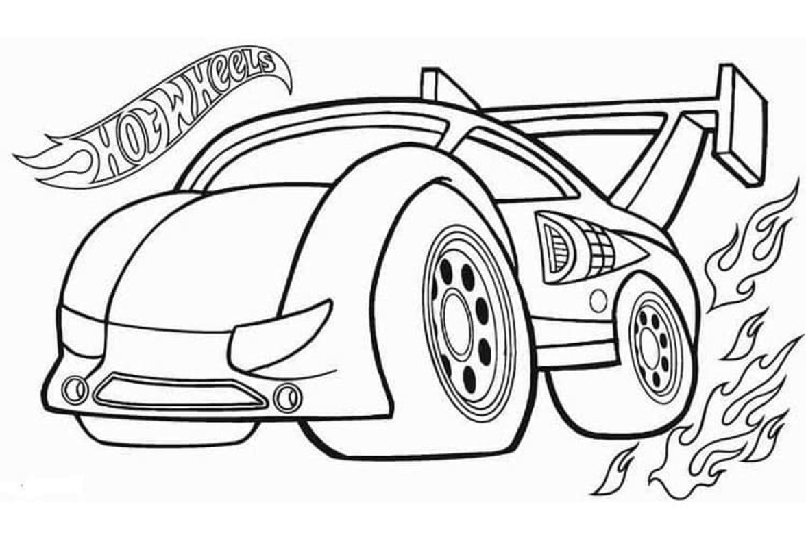 Bojanke Nacrtaj Hot Wheels besplatno za djecu