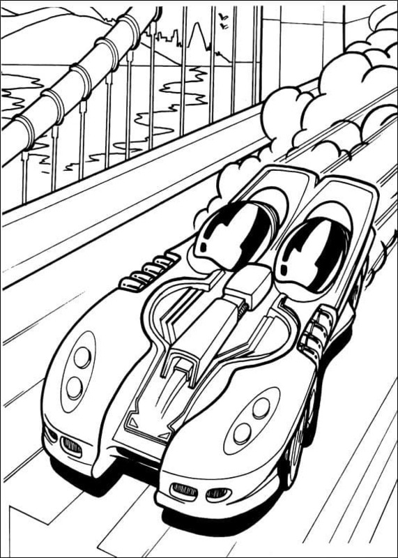 Bojanke Nacrtaj Hot Wheels kod djece