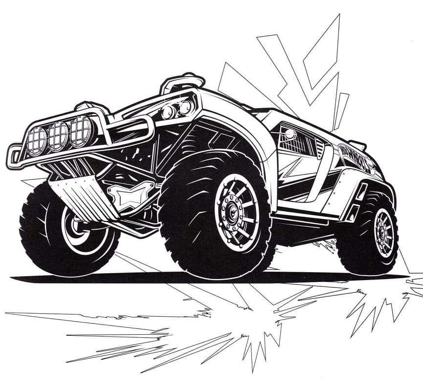 Bojanke Nacrtaj Hot Wheels osnovni