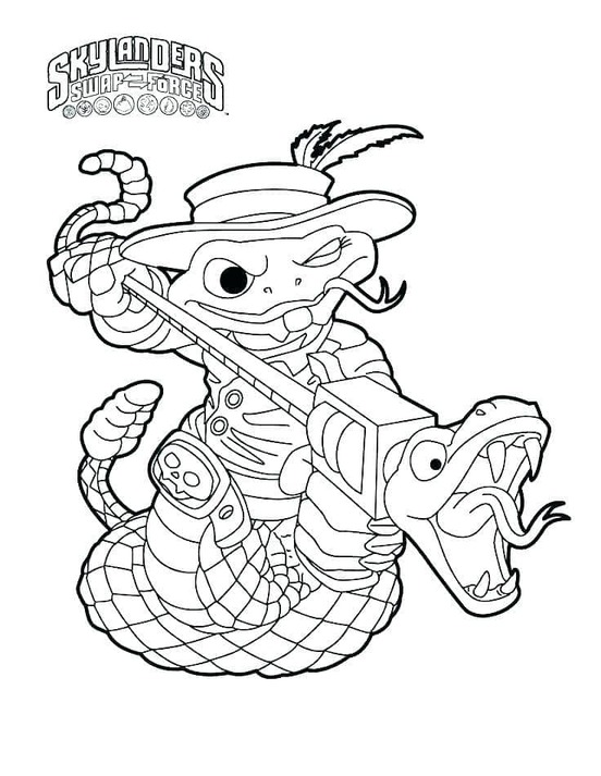 Bojanke Nacrtaj Skylanders 1