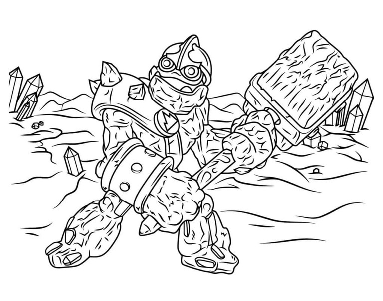 Bojanke Nacrtaj Skylanders 5