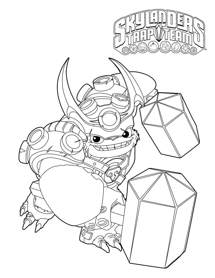 Bojanke Nacrtaj Skylanders 6