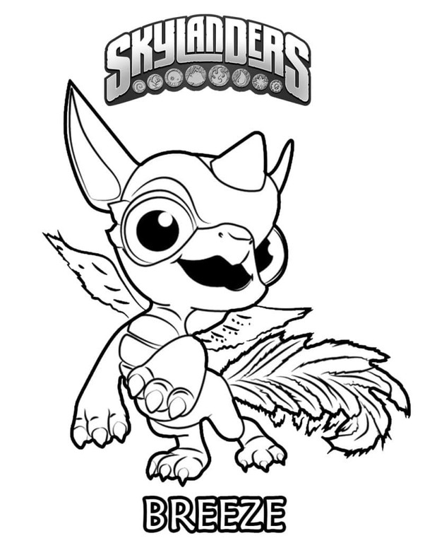 Bojanke Nacrtaj Skylanders besplatno prost