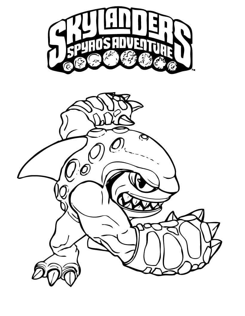 Bojanke Nacrtaj Skylanders lako ispisivo