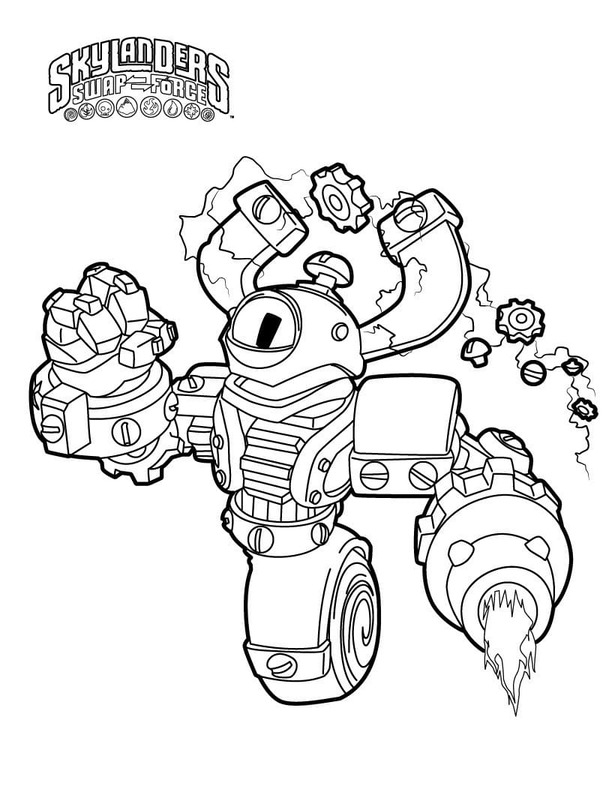Bojanke Nacrtaj Skylanders osnovni