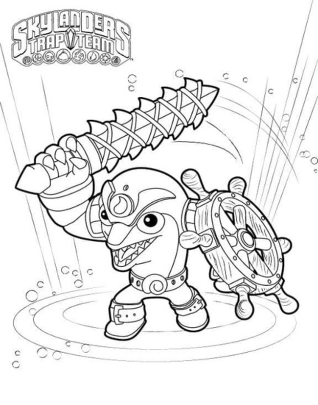 Bojanke Nacrtaj Skylanders za djecu