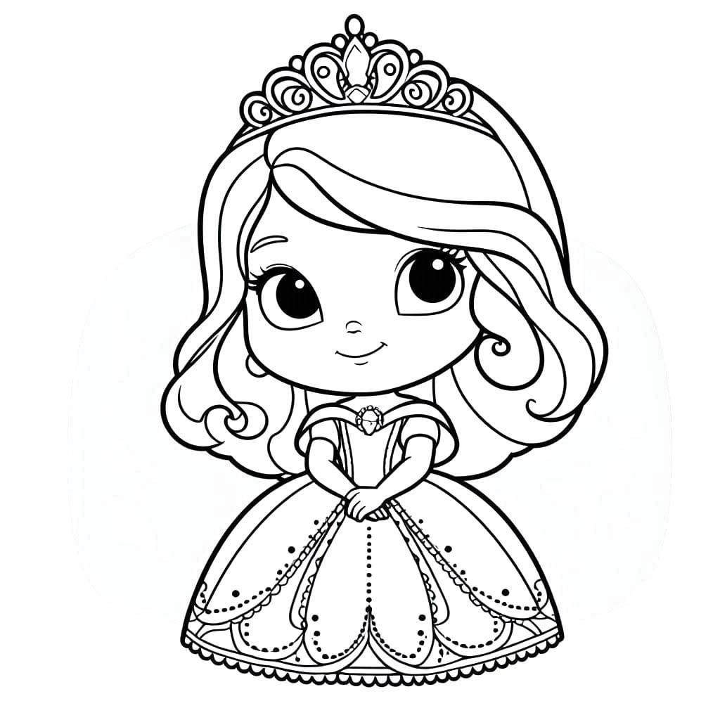 Nacrtaj Sofija Prva 1 coloring page