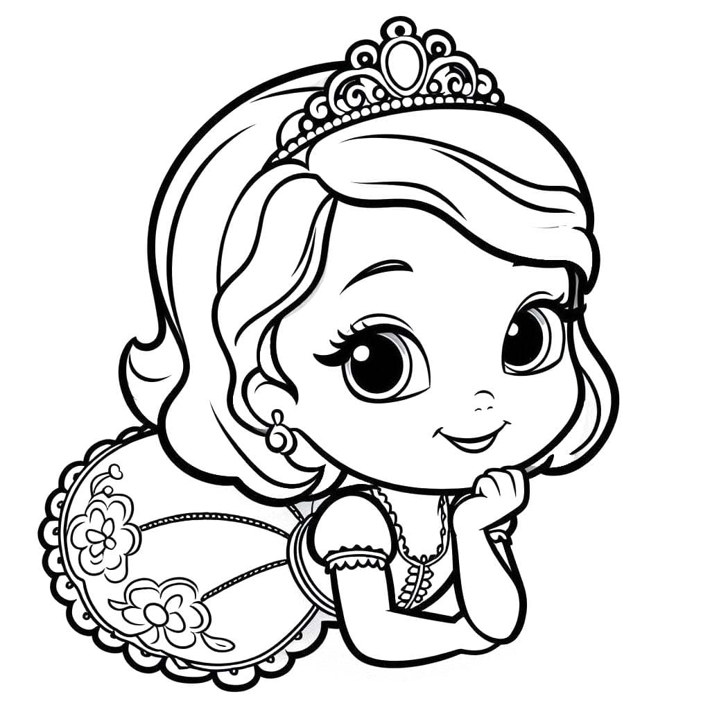 Nacrtaj Sofija Prva 4 coloring page