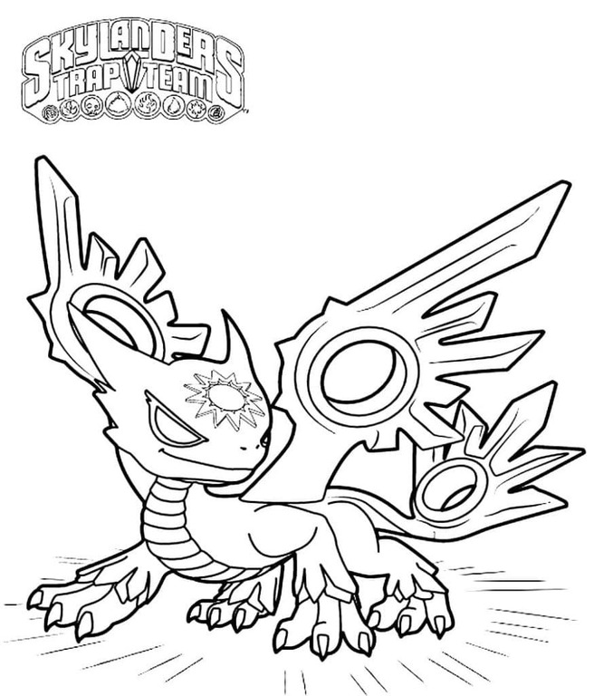 Bojanke Skylanders osnovni kod djece