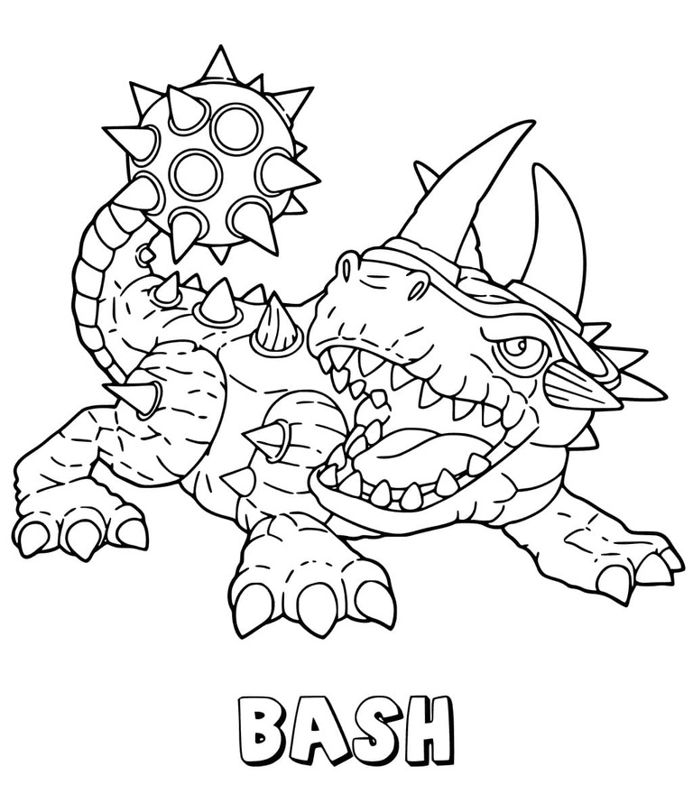 Bojanke Skylanders osnovno ispisivo