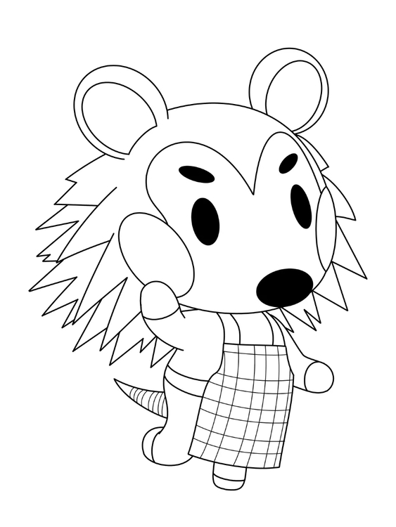 Bojanke Slika Animal Crossing prost