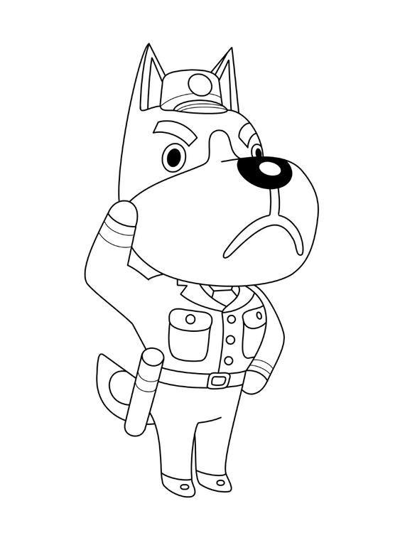 Bojanke Slika Animal Crossing