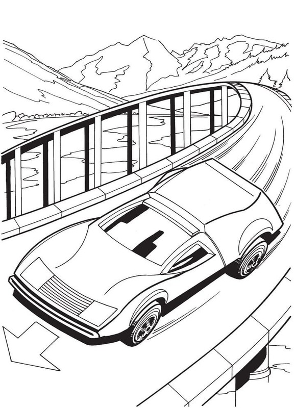 Bojanke Slika Hot Wheels