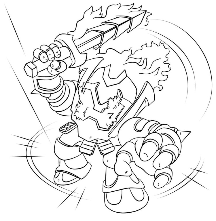 Bojanke Slika Skylanders besplatno