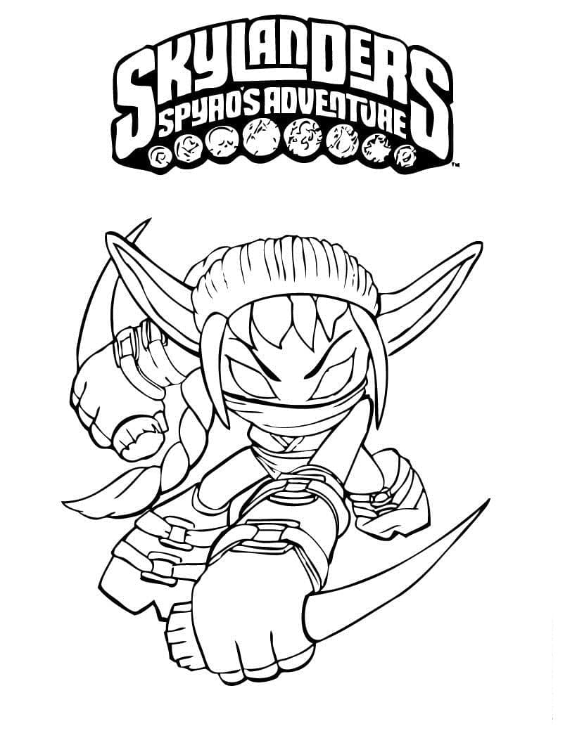 Bojanke Slika Skylanders osnovni
