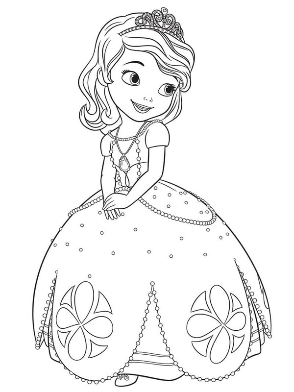 Sofija Prva ispisivo za djecu coloring page
