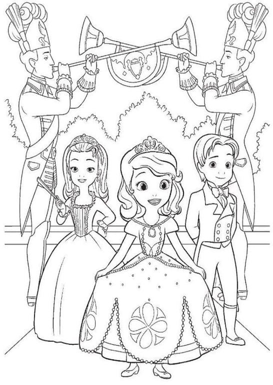 Sofija Prva lako ispisivo coloring page