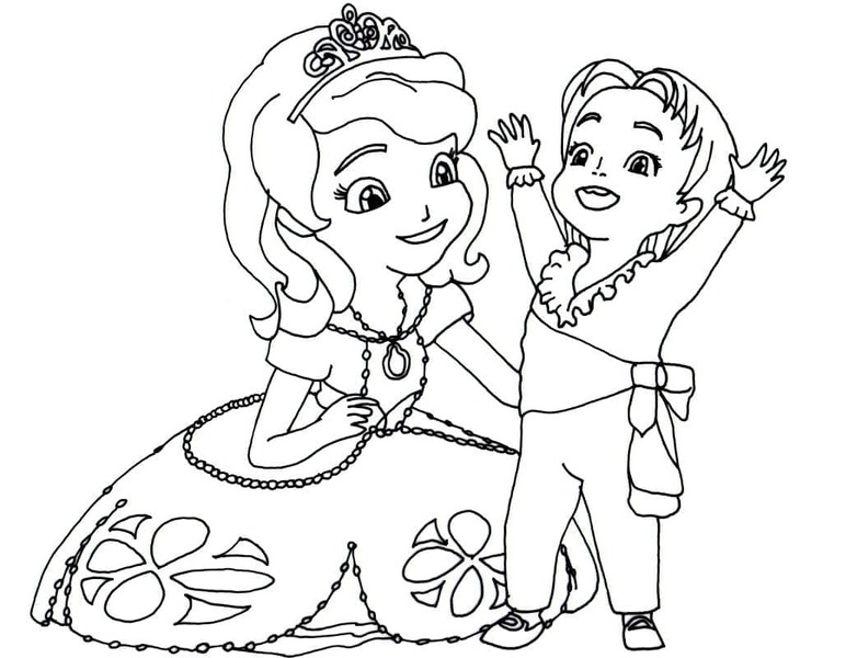 Sofija Prva za ispis coloring page