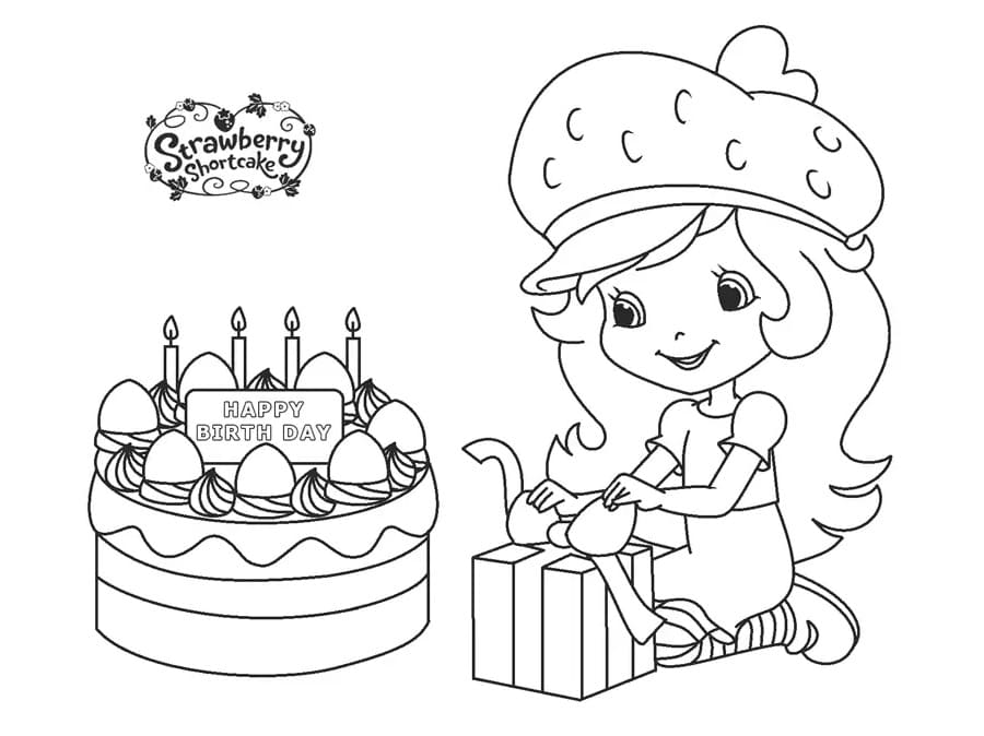 Bojanke Strawberry Shortcake besplatno za djecu