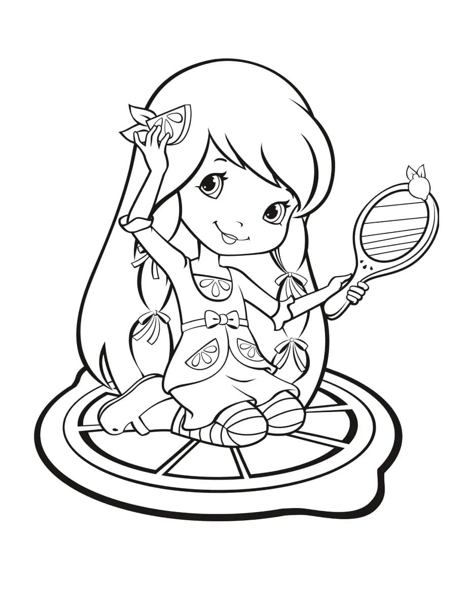 Bojanke Strawberry Shortcake ispisivo za djecu