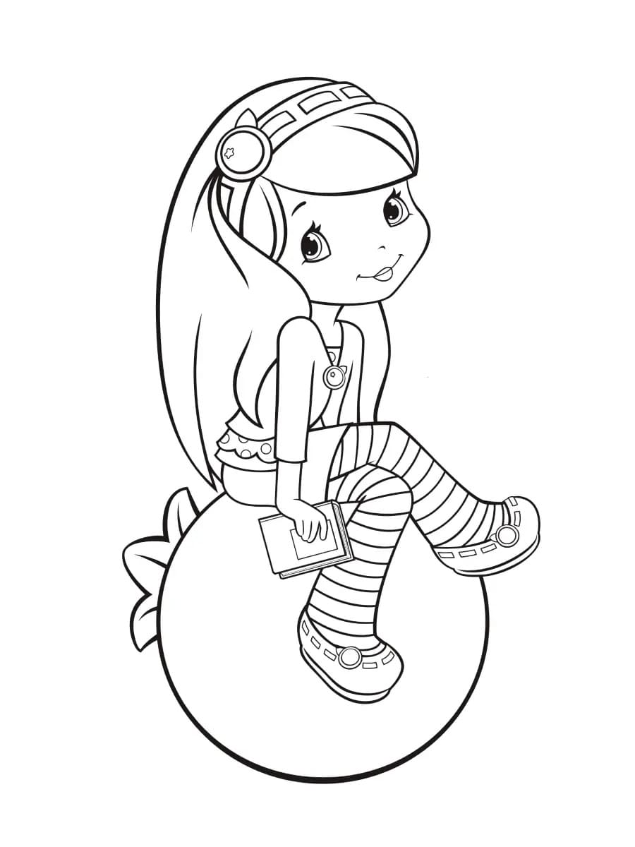 Bojanke Strawberry Shortcake lako ispisivo