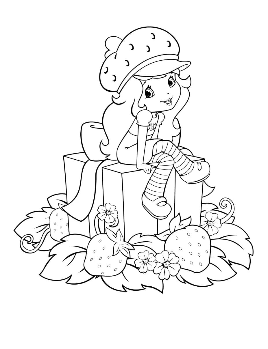 Bojanke Strawberry Shortcake za djecu