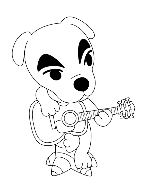 Bojanke Za ispis Animal Crossing