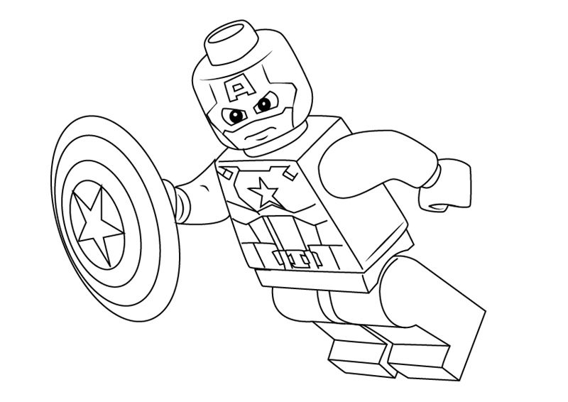 Angry Lego Captain America 