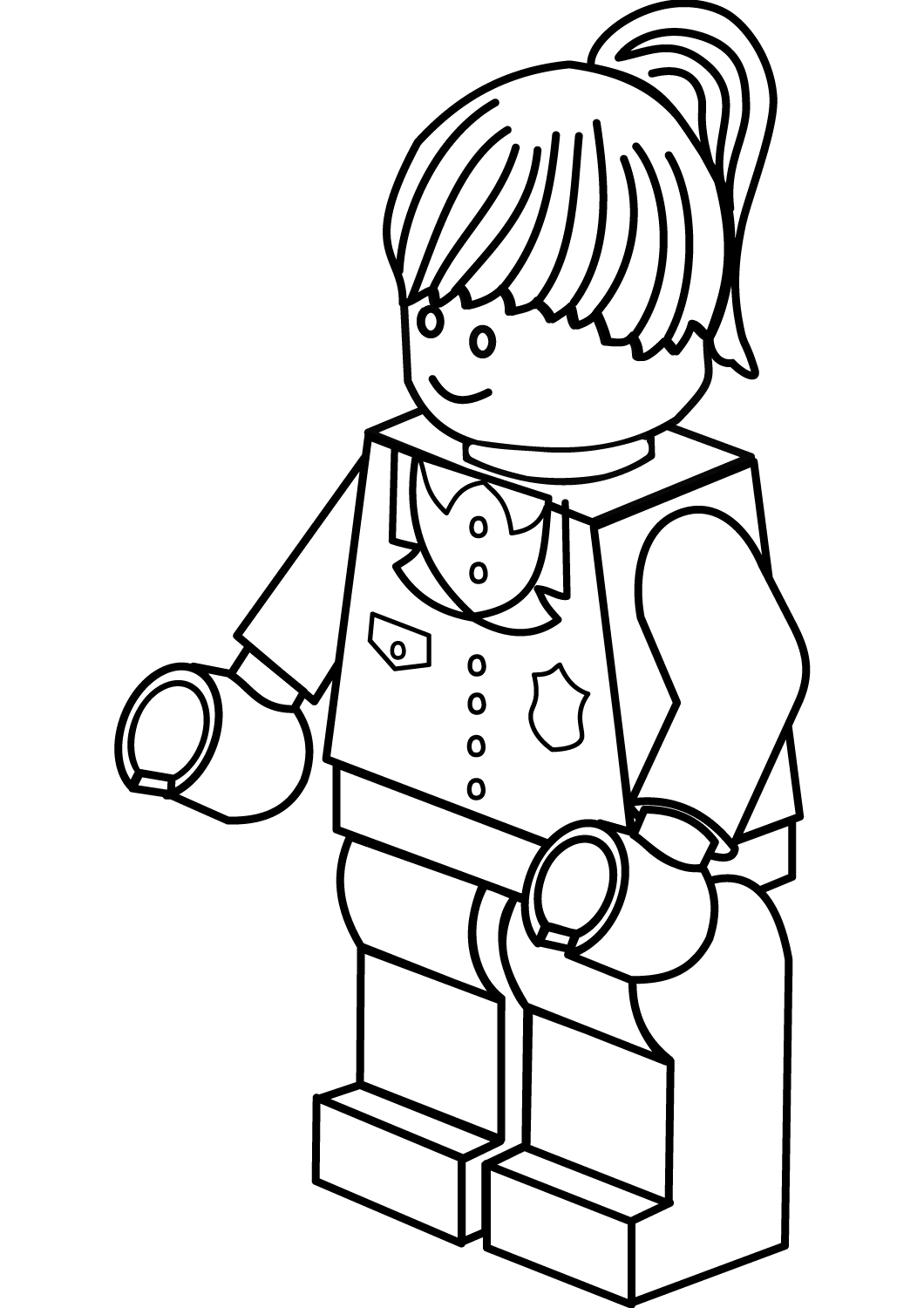 Lego Police Woman 