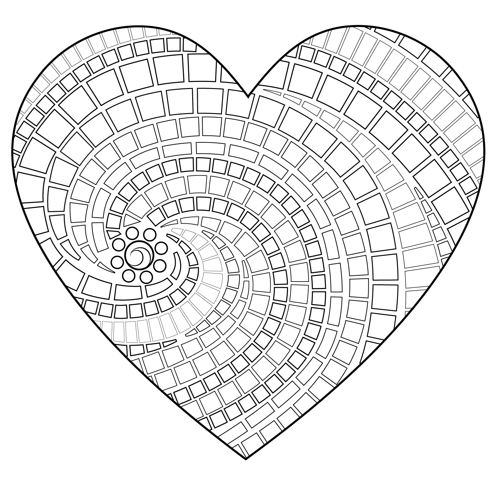 Heart Mosaic 