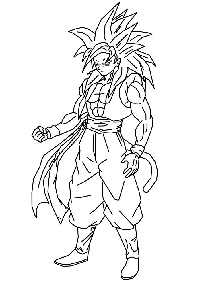 Gogeta SSJ4 Sketch 