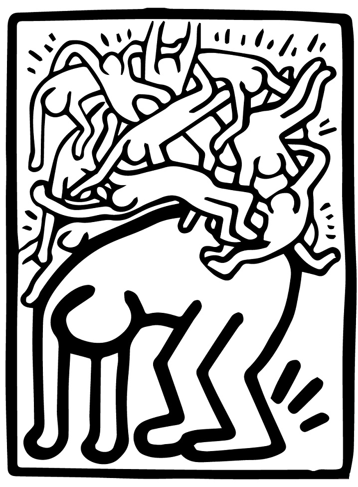 Fight Aids Worldwide by Keith Haring 